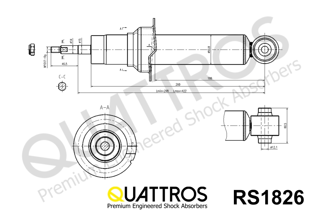 DAVID VASCO RS1826 QUATTROS Ammortizzatore
