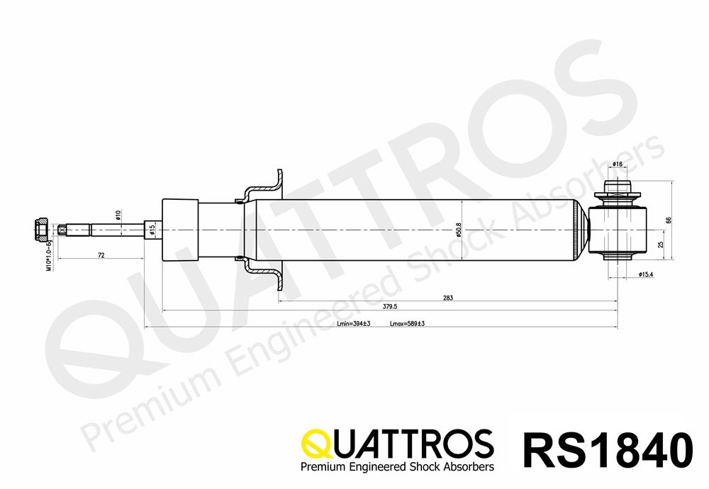 DAVID VASCO RS1840 QUATTROS Ammortizzatore