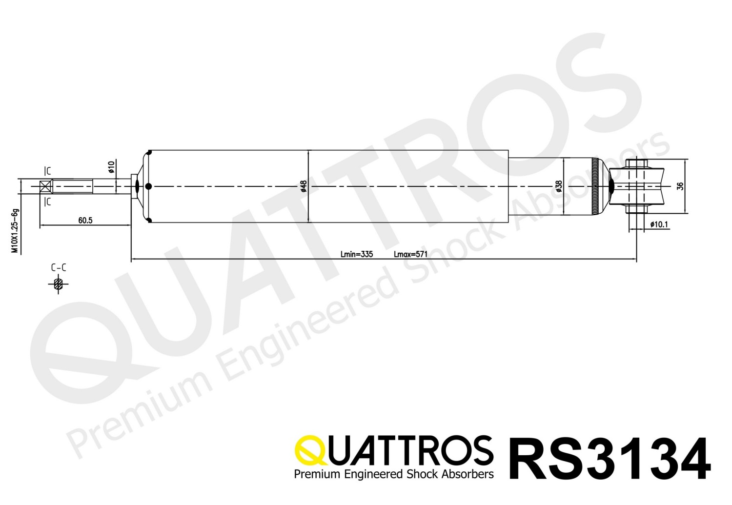 DAVID VASCO RS3134 QUATTROS Ammortizzatore