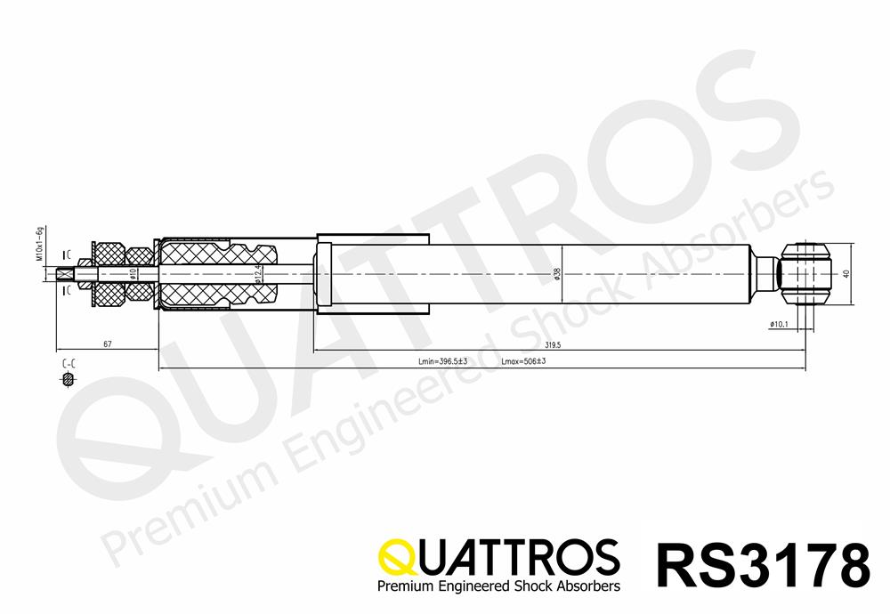 DAVID VASCO RS3178 QUATTROS Ammortizzatore