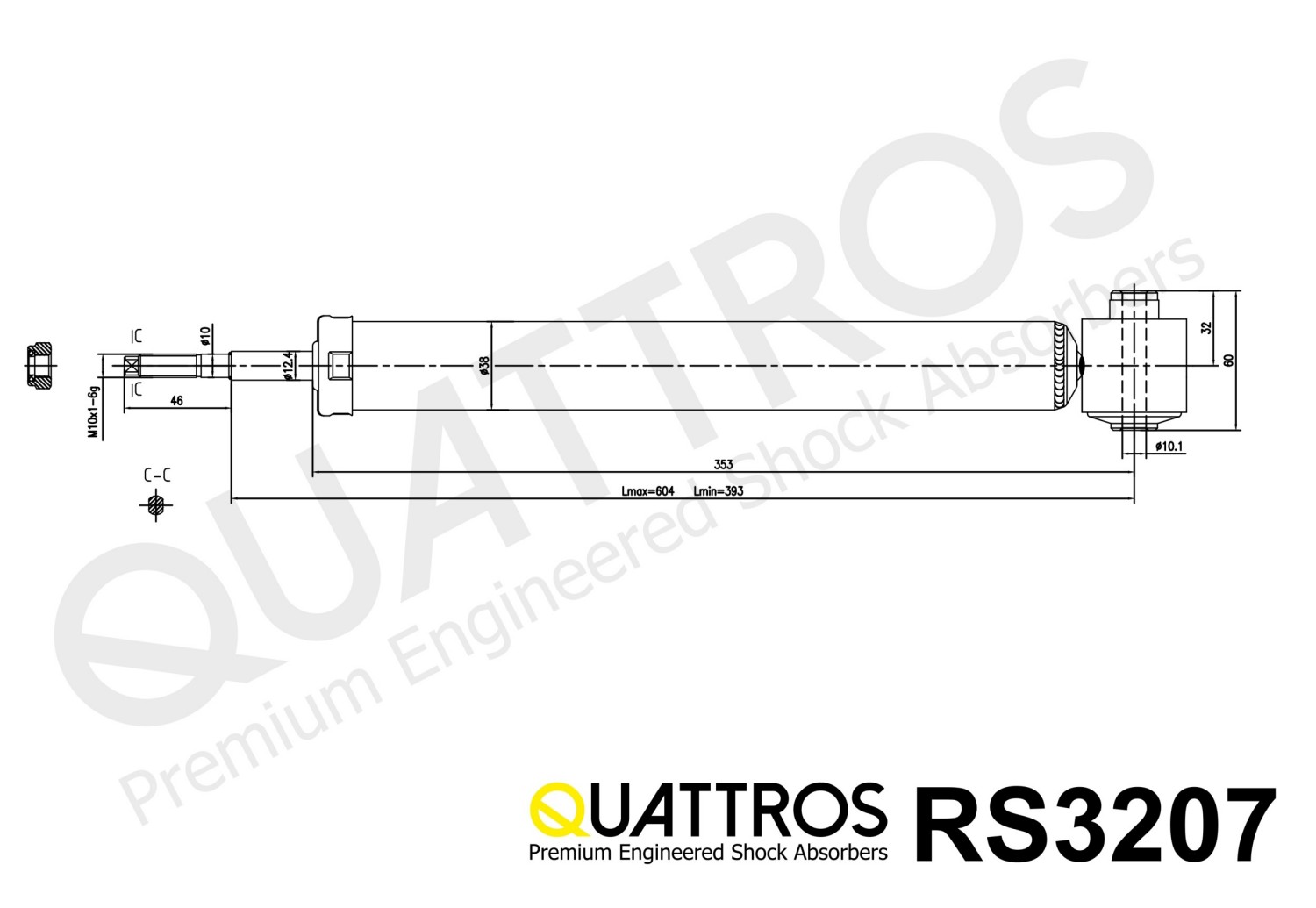 DAVID VASCO RS3207 QUATTROS Ammortizzatore