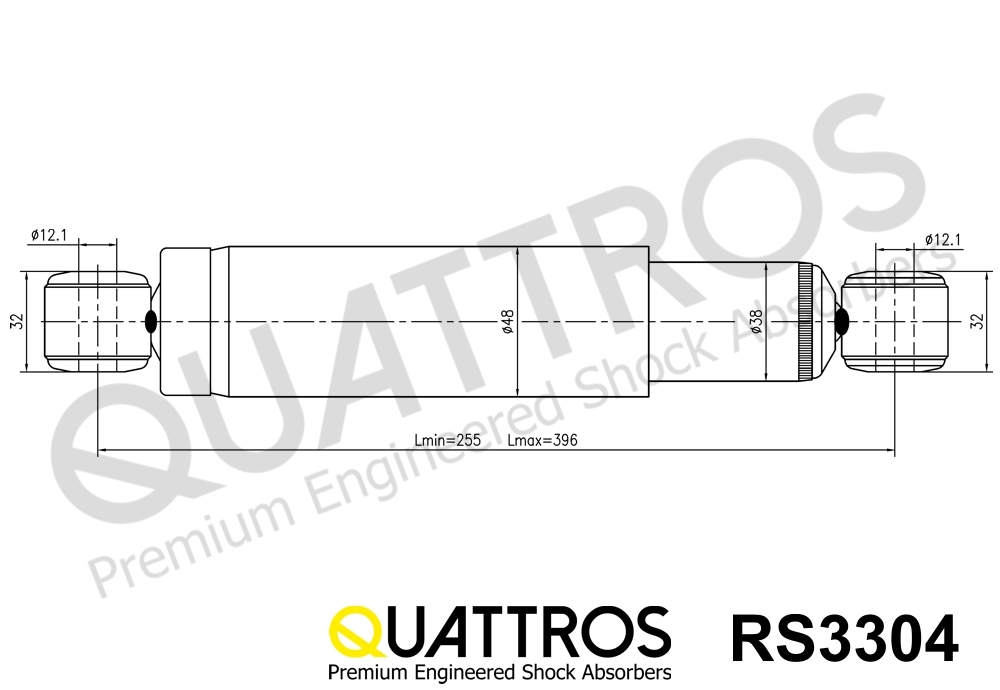 DAVID VASCO RS3304 QUATTROS Ammortizzatore