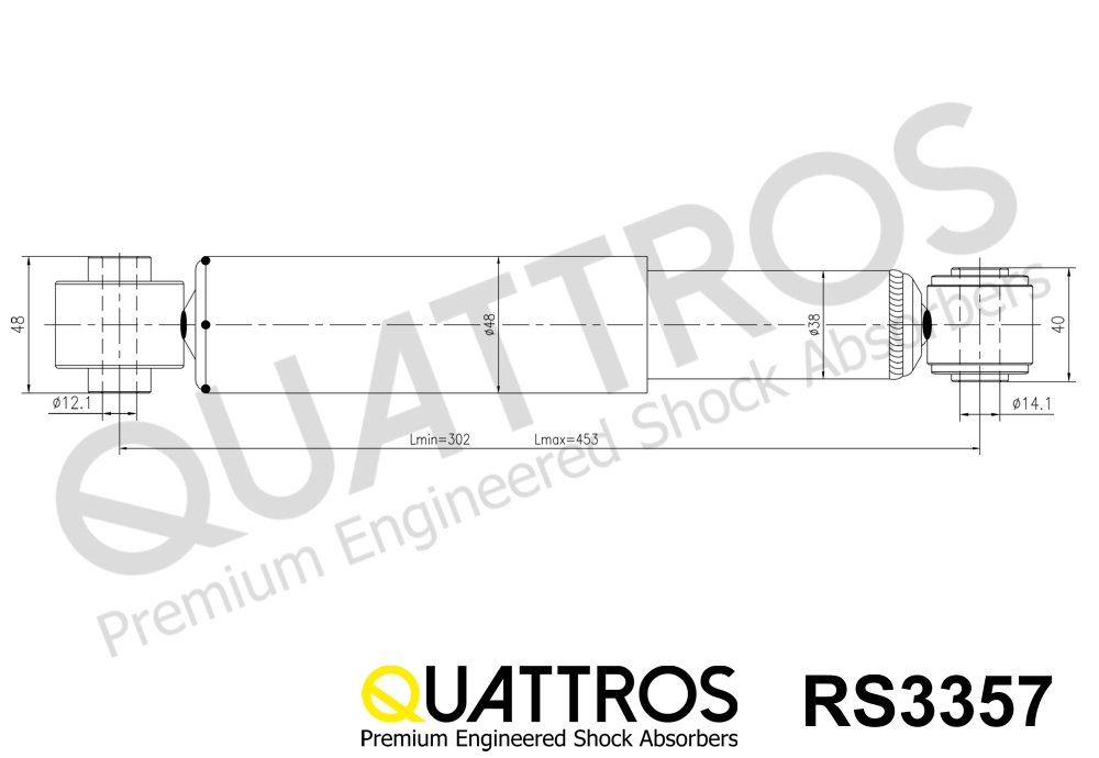 DAVID VASCO RS3357 QUATTROS Shock Absorber