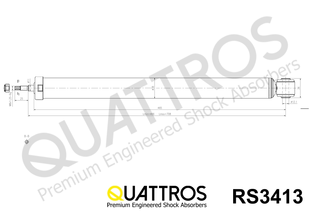 DAVID VASCO RS3413 QUATTROS Shock Absorber
