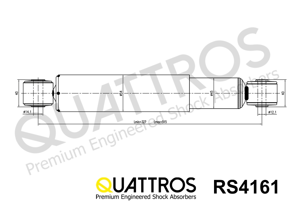 DAVID VASCO RS4161 QUATTROS Shock Absorber