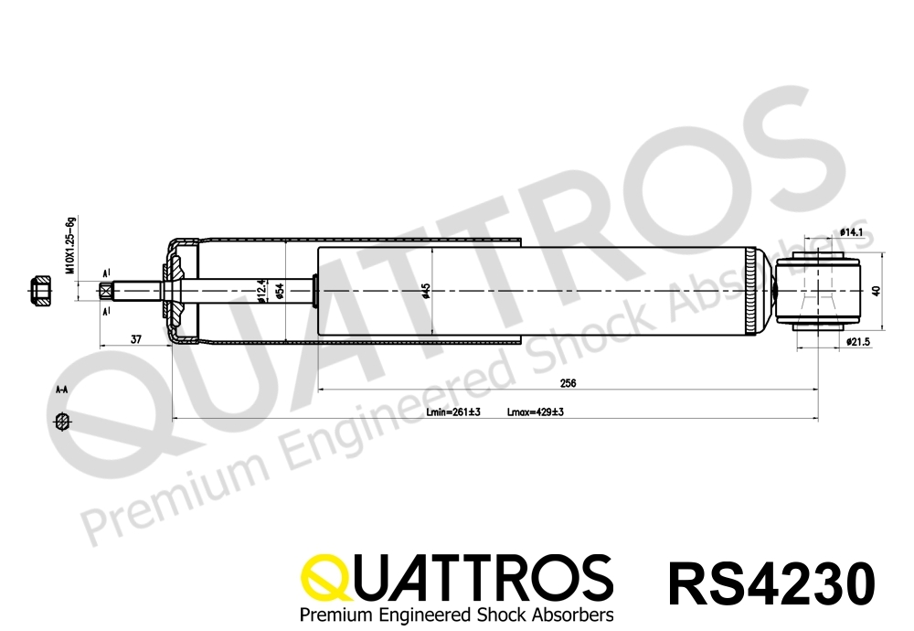 DAVID VASCO RS4230 QUATTROS Shock Absorber