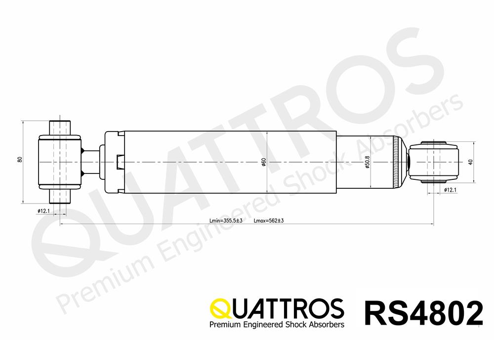 DAVID VASCO RS4802 QUATTROS Shock Absorber