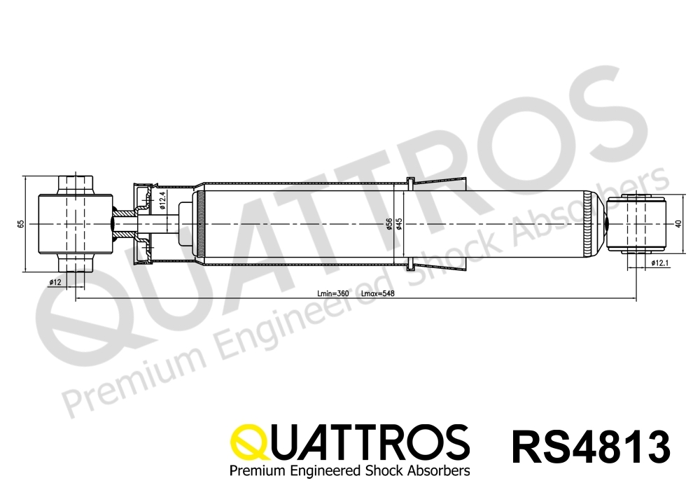DAVID VASCO RS4813 QUATTROS Shock Absorber