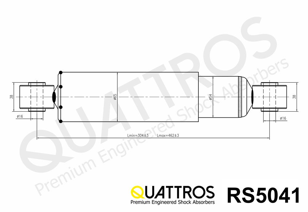 DAVID VASCO RS5041 QUATTROS Shock Absorber