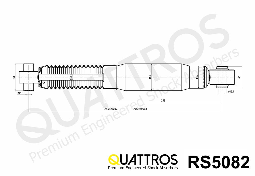DAVID VASCO RS5082 QUATTROS Shock Absorber