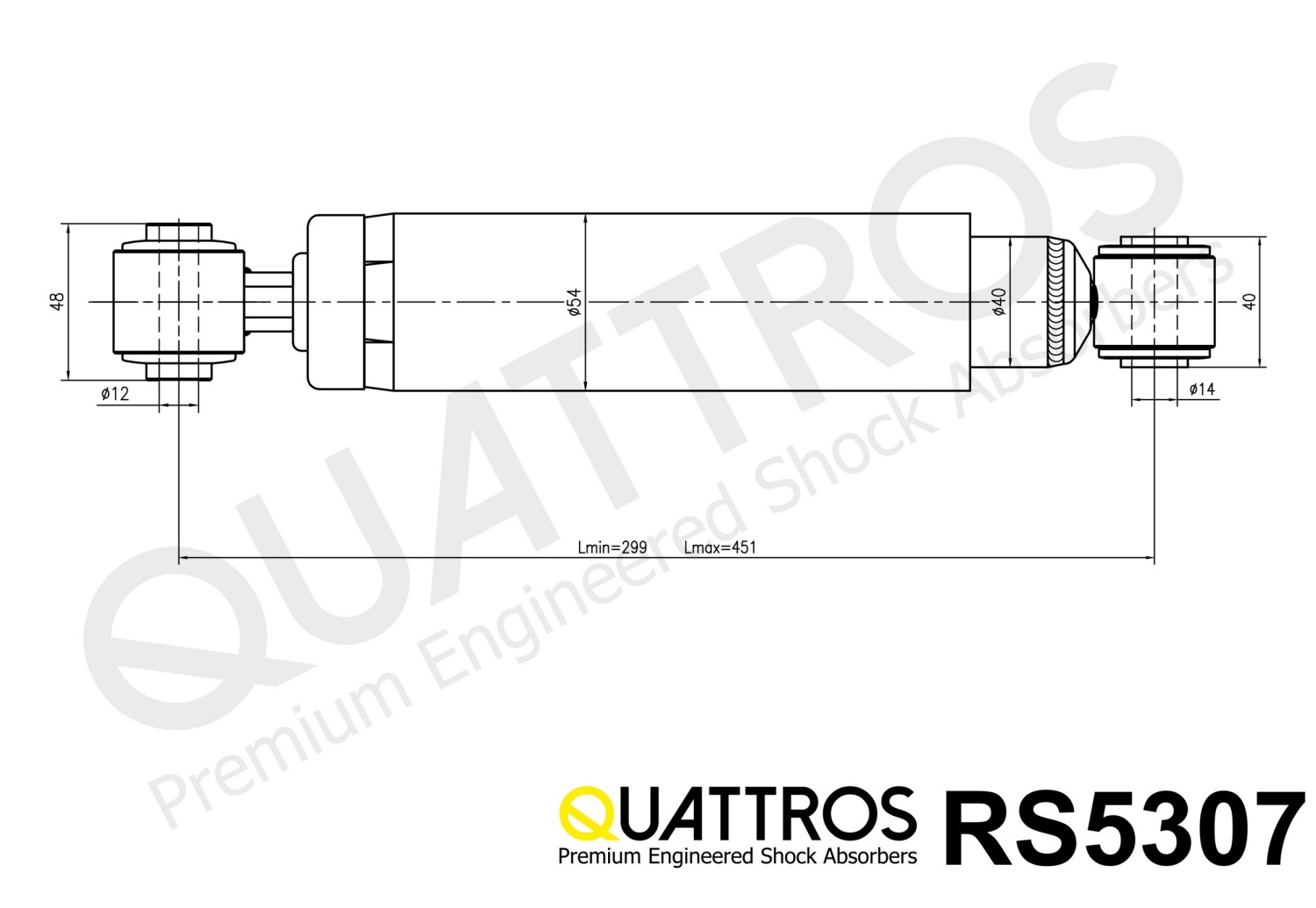 DAVID VASCO RS5307 QUATTROS Shock Absorber