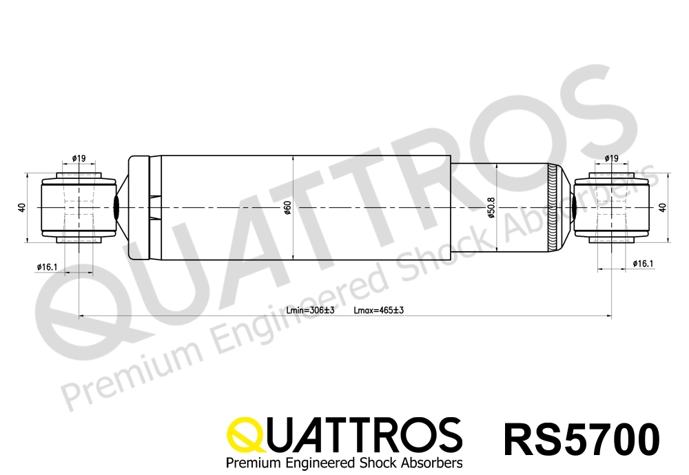 DAVID VASCO RS5700 QUATTROS Shock Absorber