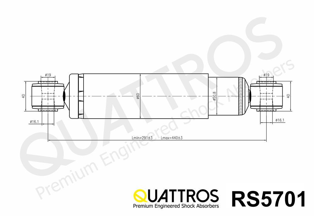 DAVID VASCO RS5701 QUATTROS Shock Absorber