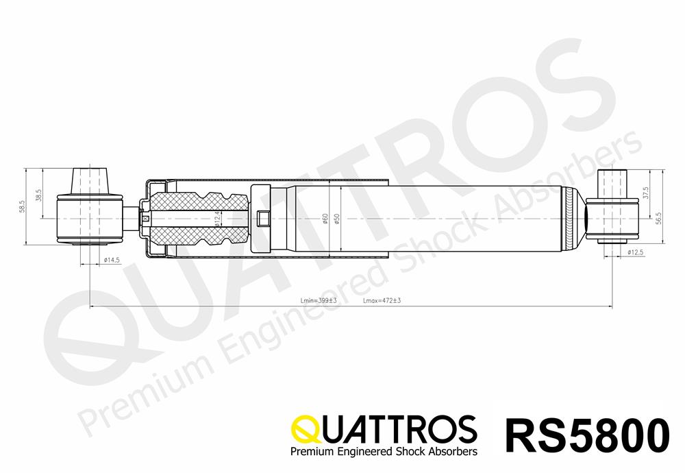 DAVID VASCO RS5800 QUATTROS Shock Absorber