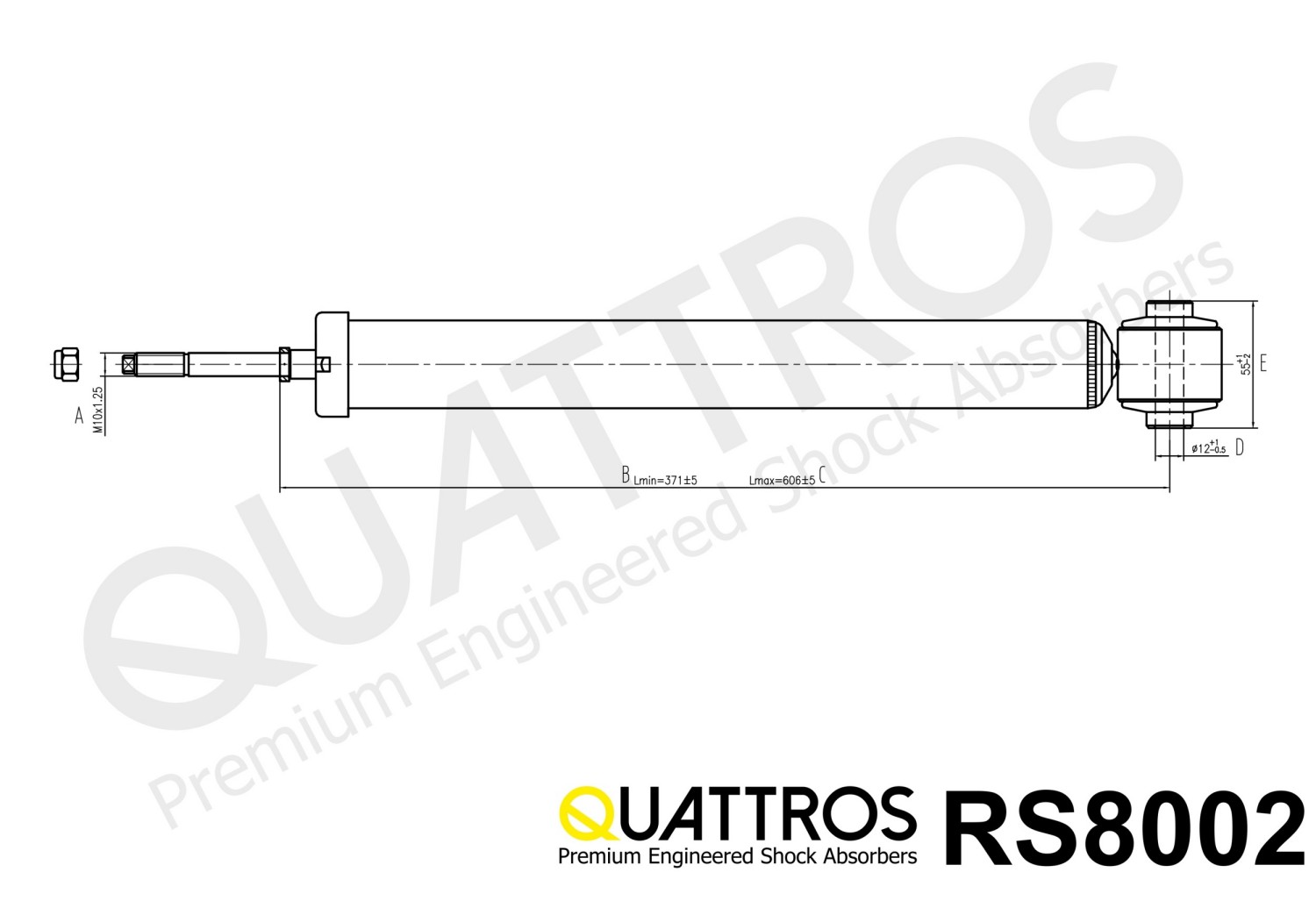 DAVID VASCO RS8002 QUATTROS Shock Absorber