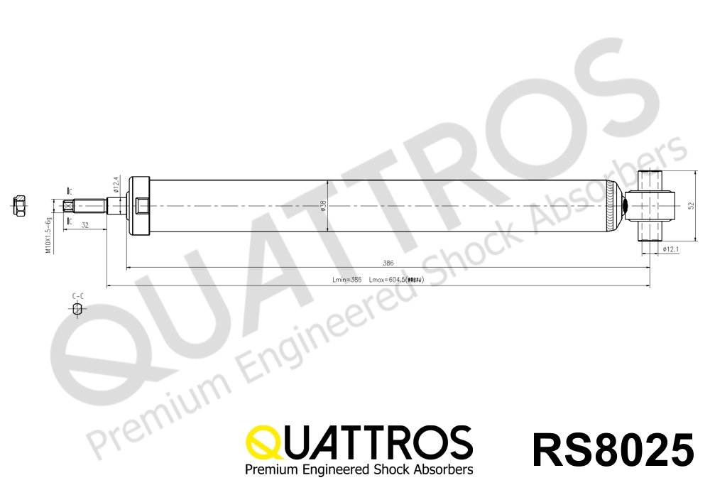 DAVID VASCO RS8025 QUATTROS Shock Absorber