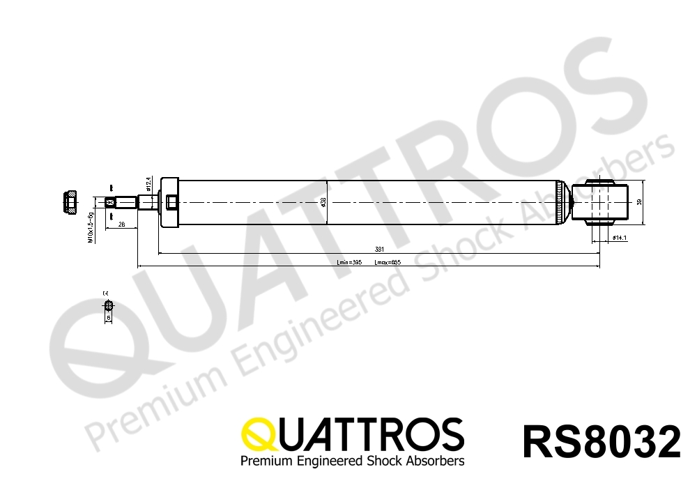 DAVID VASCO RS8032 QUATTROS Shock Absorber