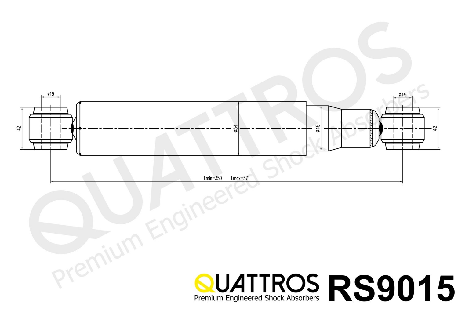 DAVID VASCO RS9015 QUATTROS Shock Absorber