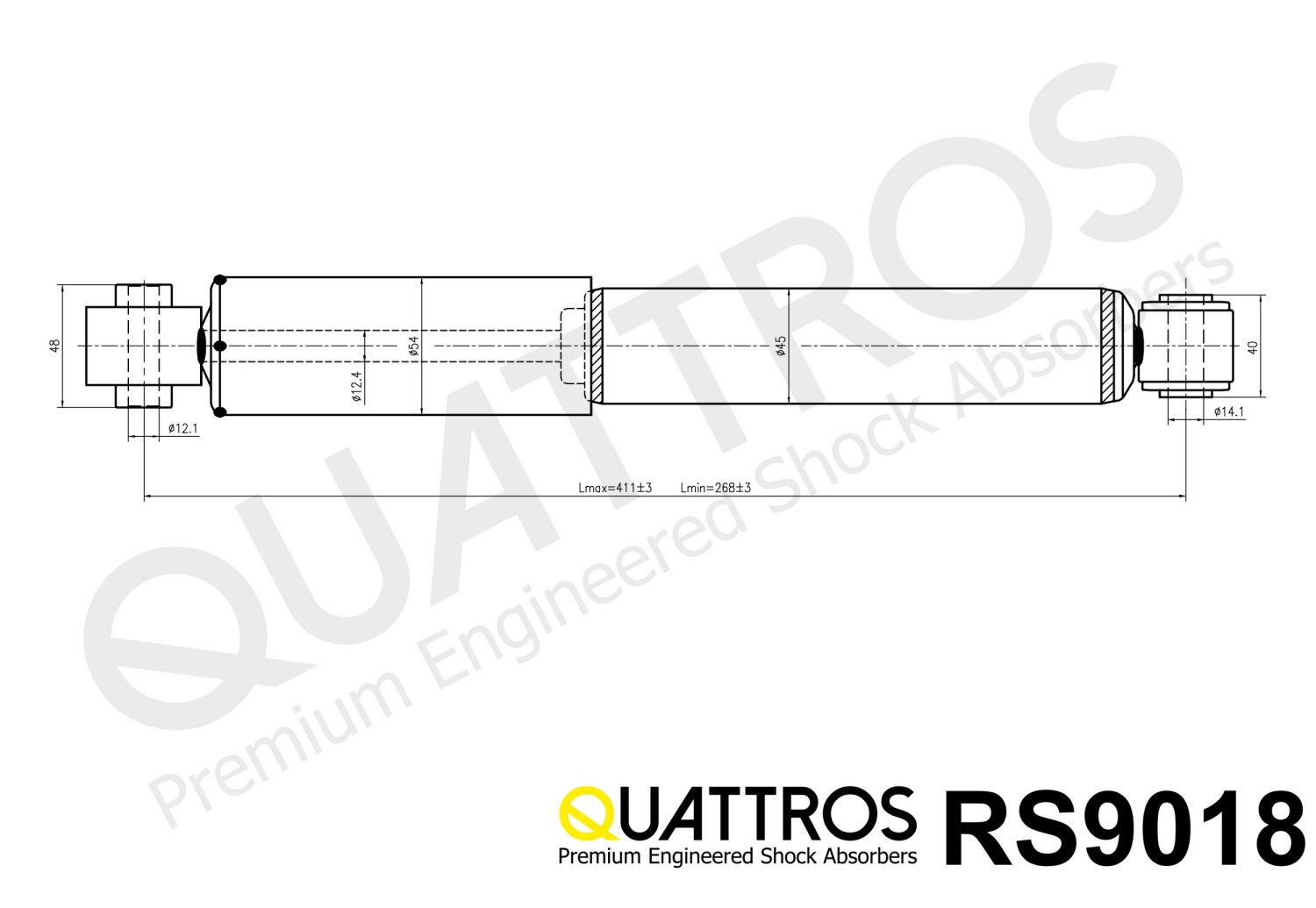 DAVID VASCO RS9018 QUATTROS Shock Absorber