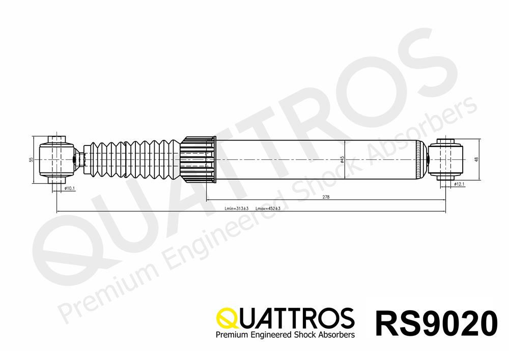 DAVID VASCO RS9020 QUATTROS Shock Absorber