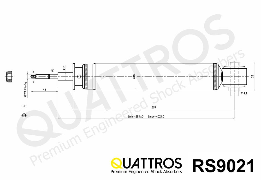 DAVID VASCO RS9021 QUATTROS Shock Absorber