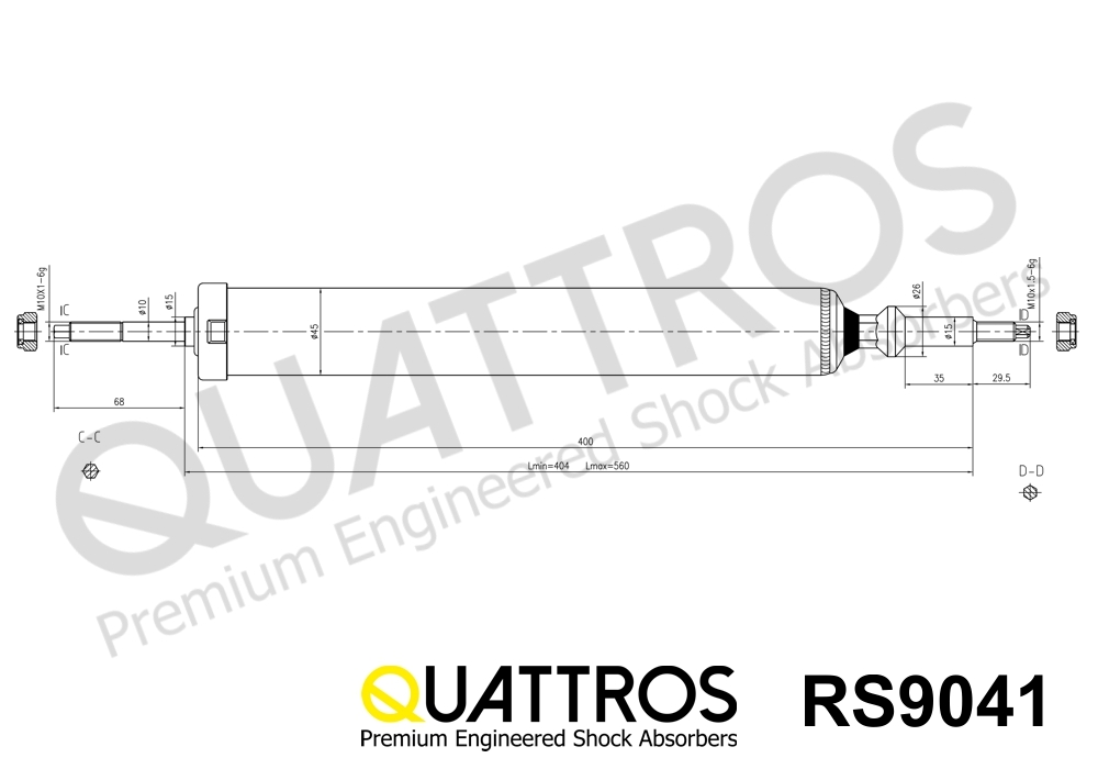 DAVID VASCO RS9041 QUATTROS Shock Absorber