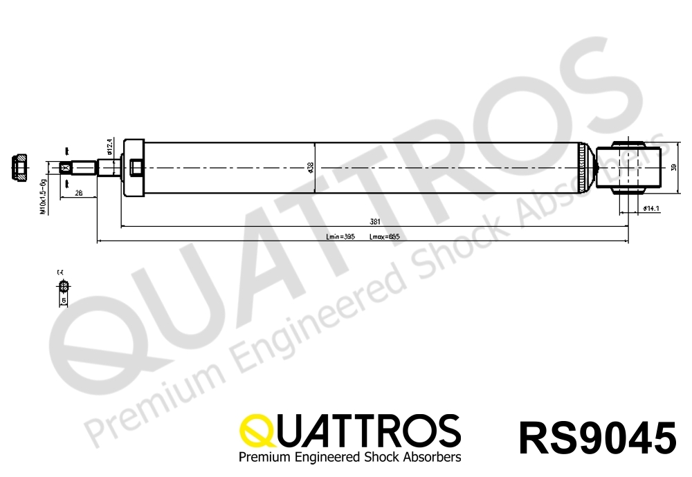 DAVID VASCO RS9045 QUATTROS Shock Absorber