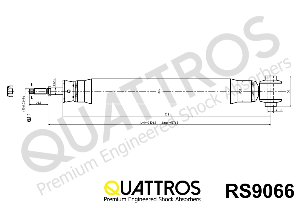DAVID VASCO RS9066 QUATTROS Shock Absorber