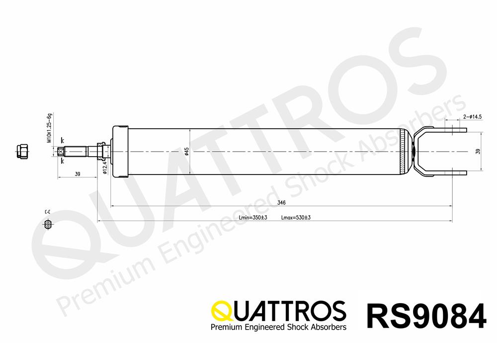 DAVID VASCO RS9084 QUATTROS Shock Absorber