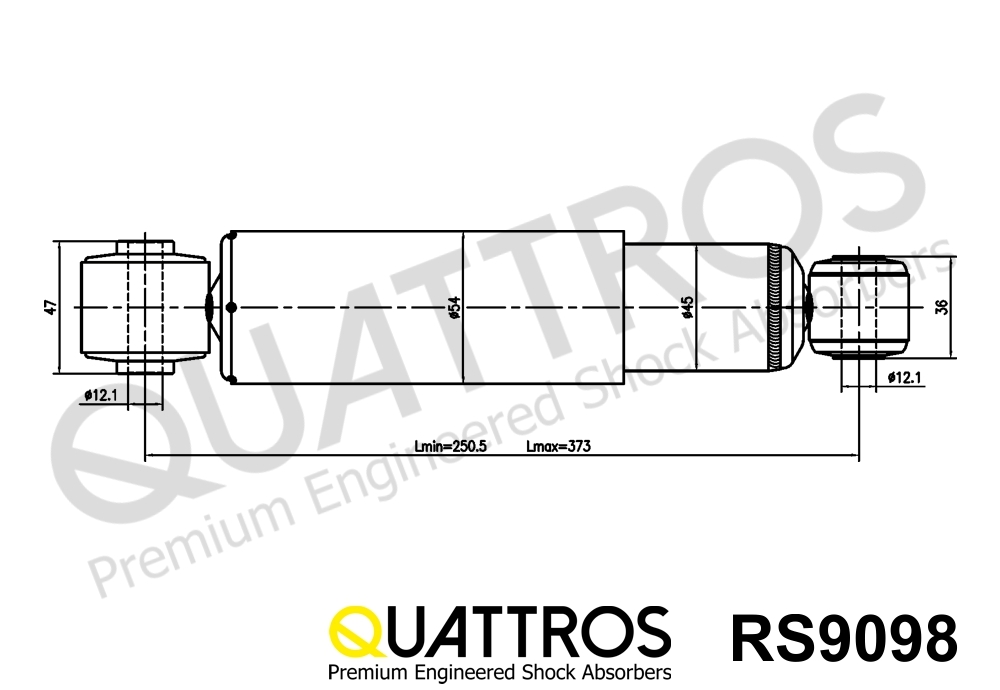 DAVID VASCO RS9098 QUATTROS Shock Absorber