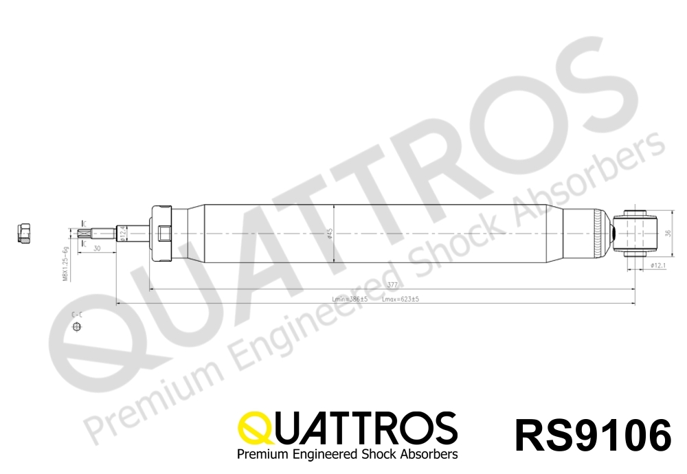 DAVID VASCO RS9106 QUATTROS Shock Absorber