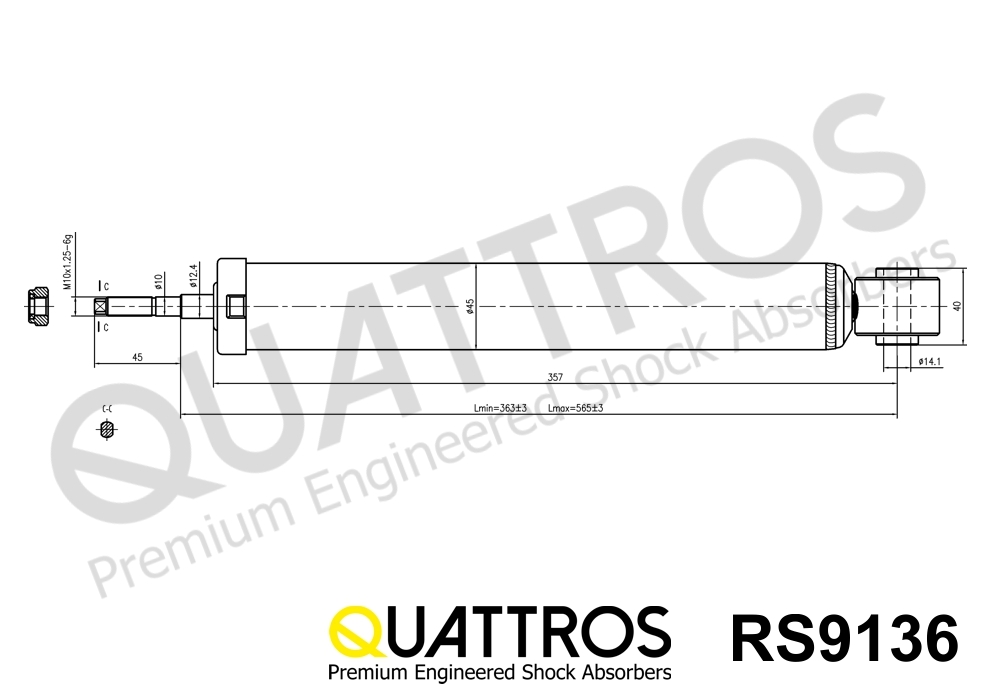 DAVID VASCO RS9136 QUATTROS Shock Absorber