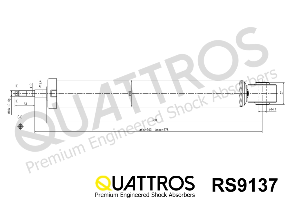 DAVID VASCO RS9137 QUATTROS Shock Absorber