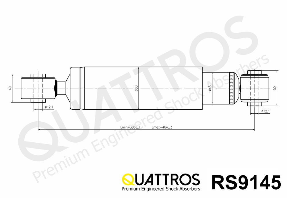 DAVID VASCO RS9145 QUATTROS Shock Absorber
