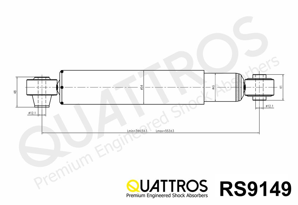 DAVID VASCO RS9149 QUATTROS Shock Absorber