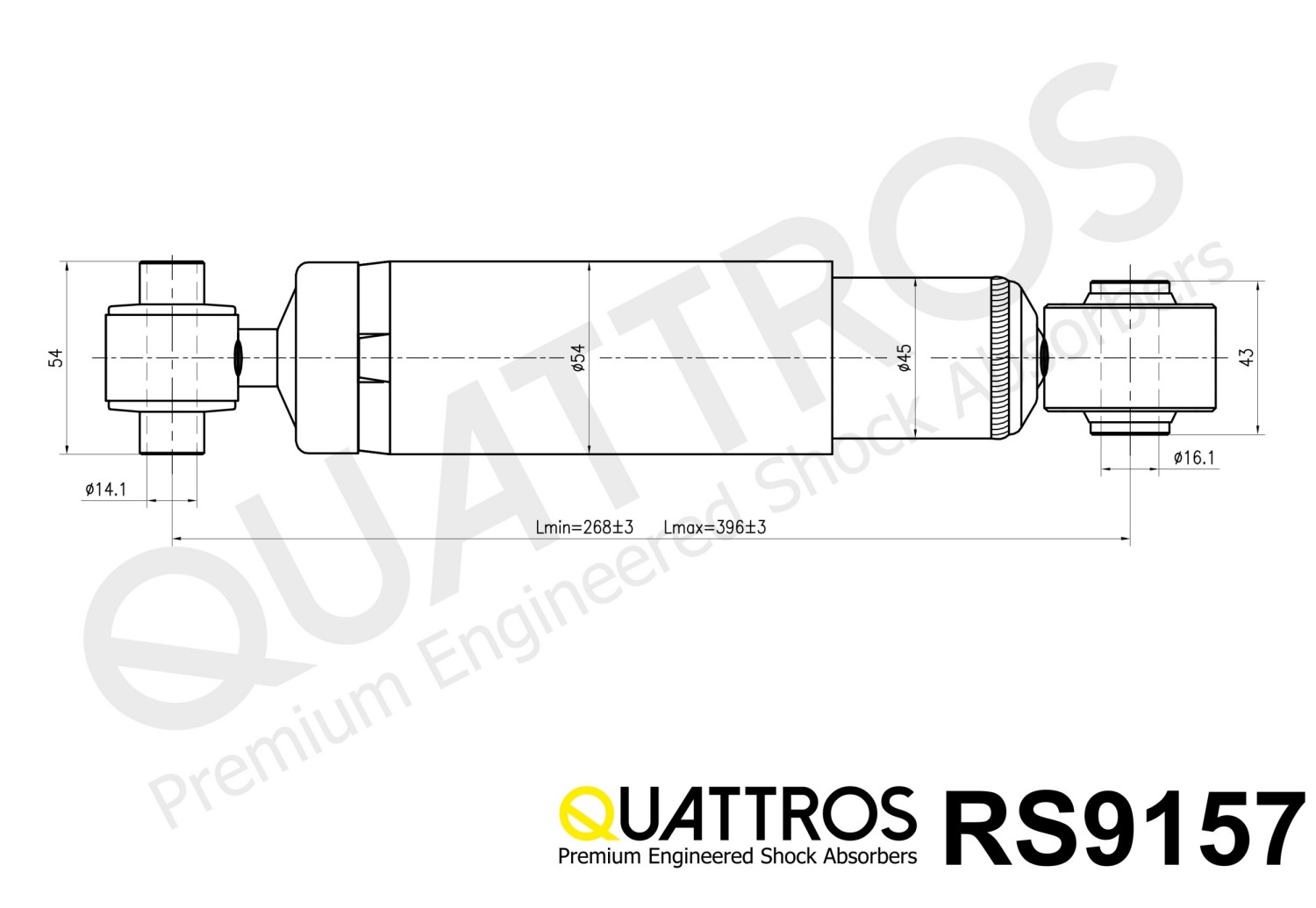 DAVID VASCO RS9157 QUATTROS Shock Absorber