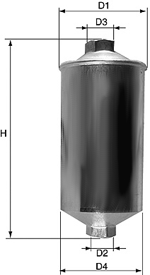 DAVID VASCO S012 VASCO FILTERS Fuel Filter