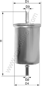 DAVID VASCO S064 VASCO FILTERS Fuel Filter