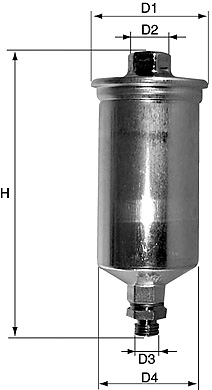 DAVID VASCO S574 VASCO FILTERS Fuel Filter