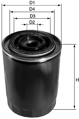 DAVID VASCO V157 VASCO FILTERS Oil Filter