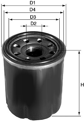 DAVID VASCO V258 VASCO FILTERS Oil Filter