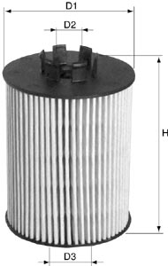 DAVID VASCO V355 VASCO FILTERS Oil Filter