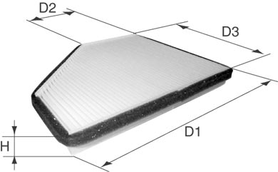 DAVID VASCO X118 VASCO FILTERS Filter, cabin air