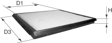 DAVID VASCO X161 VASCO FILTERS Filter, cabin air