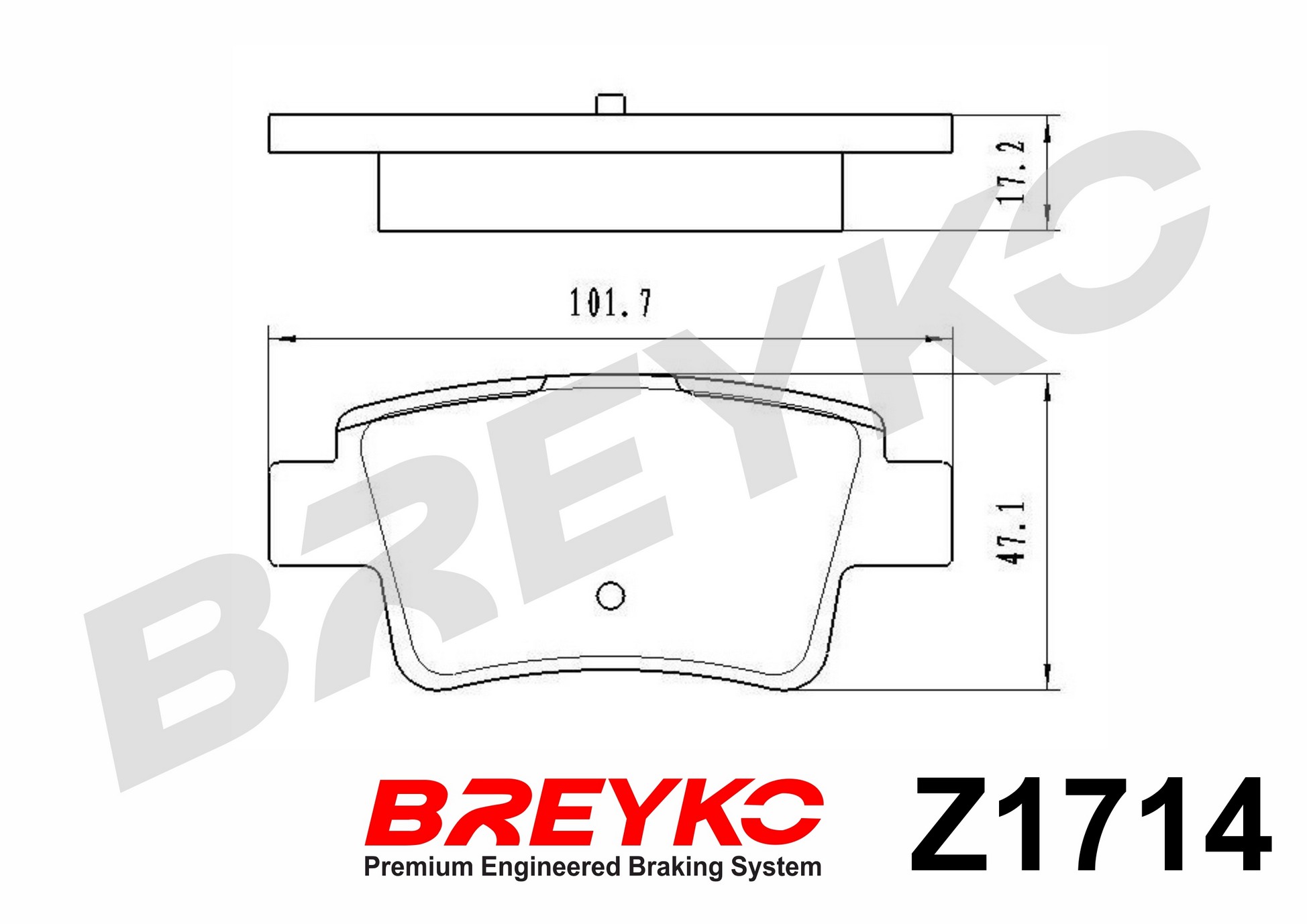 DAVID VASCO Z1714 BREYKO Kit pastiglie freno, Freno a disco