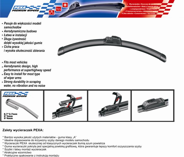 DAVID VASCO 50PX PEXA Wiper Blade