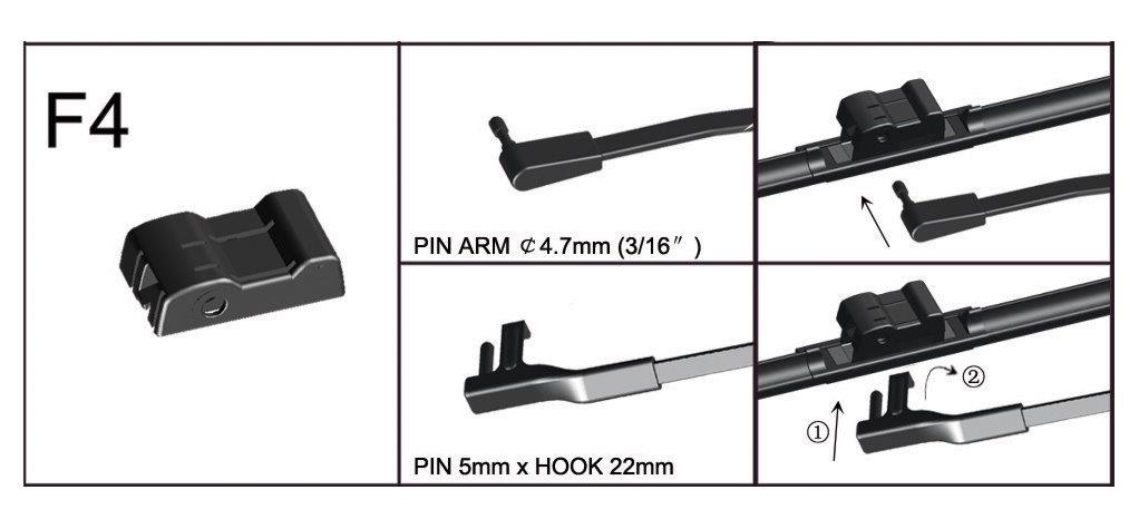 DAVID VASCO 45PXA PEXA Wiper Blade