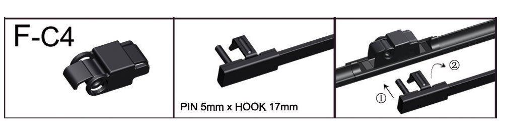 DAVID VASCO 45PXA PEXA Wiper Blade
