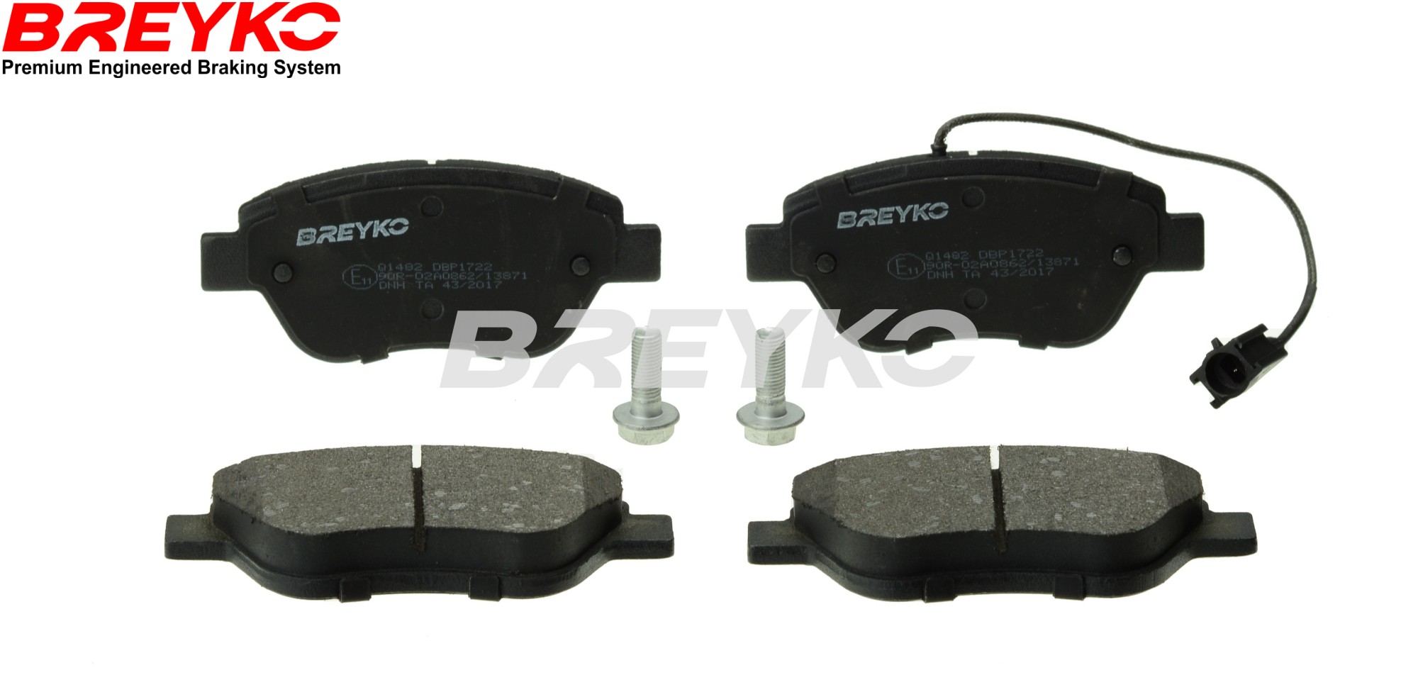 DAVID VASCO Q1482 BREYKO PREMIUM Brake Pad Set, disc brake
