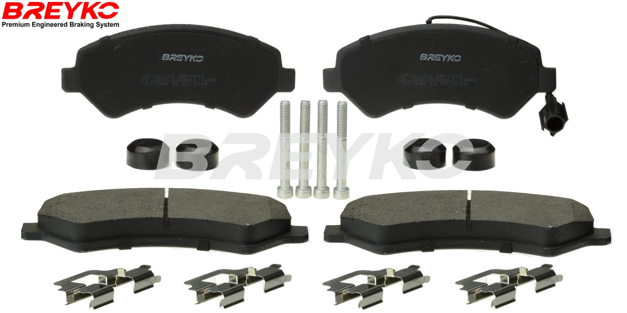 DAVID VASCO Q1703 BREYKO PREMIUM Brake Pad Set, disc brake
